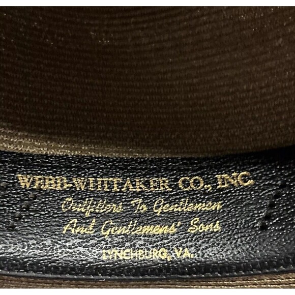 Dobbs Straw Fedora 7 1/8 Wide Green Hat Band Trilby Summer 60s Gentlemen Panama - Picture 12 of 12